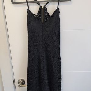 Little black lace dress